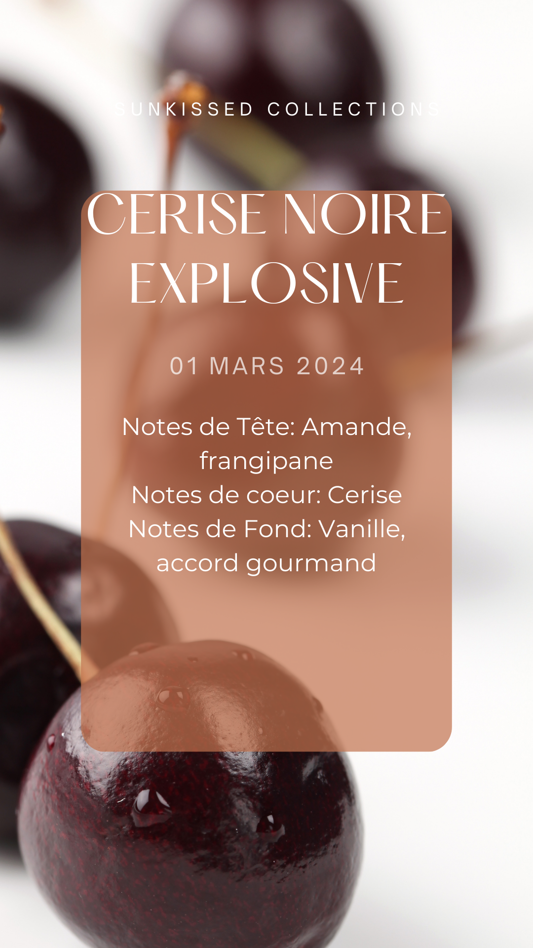 Fondant Parfumé - Cerise Noire Explosive