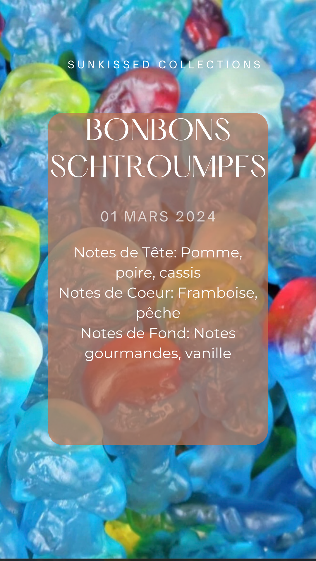 Fondant Parfumé - Bonbons Schtroumpfs
