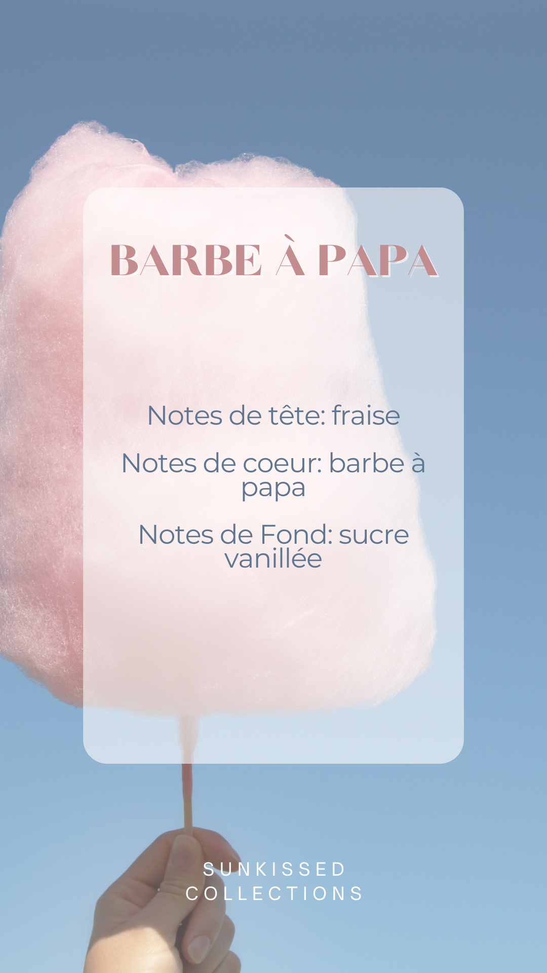 Bougie - Barbe à Papa