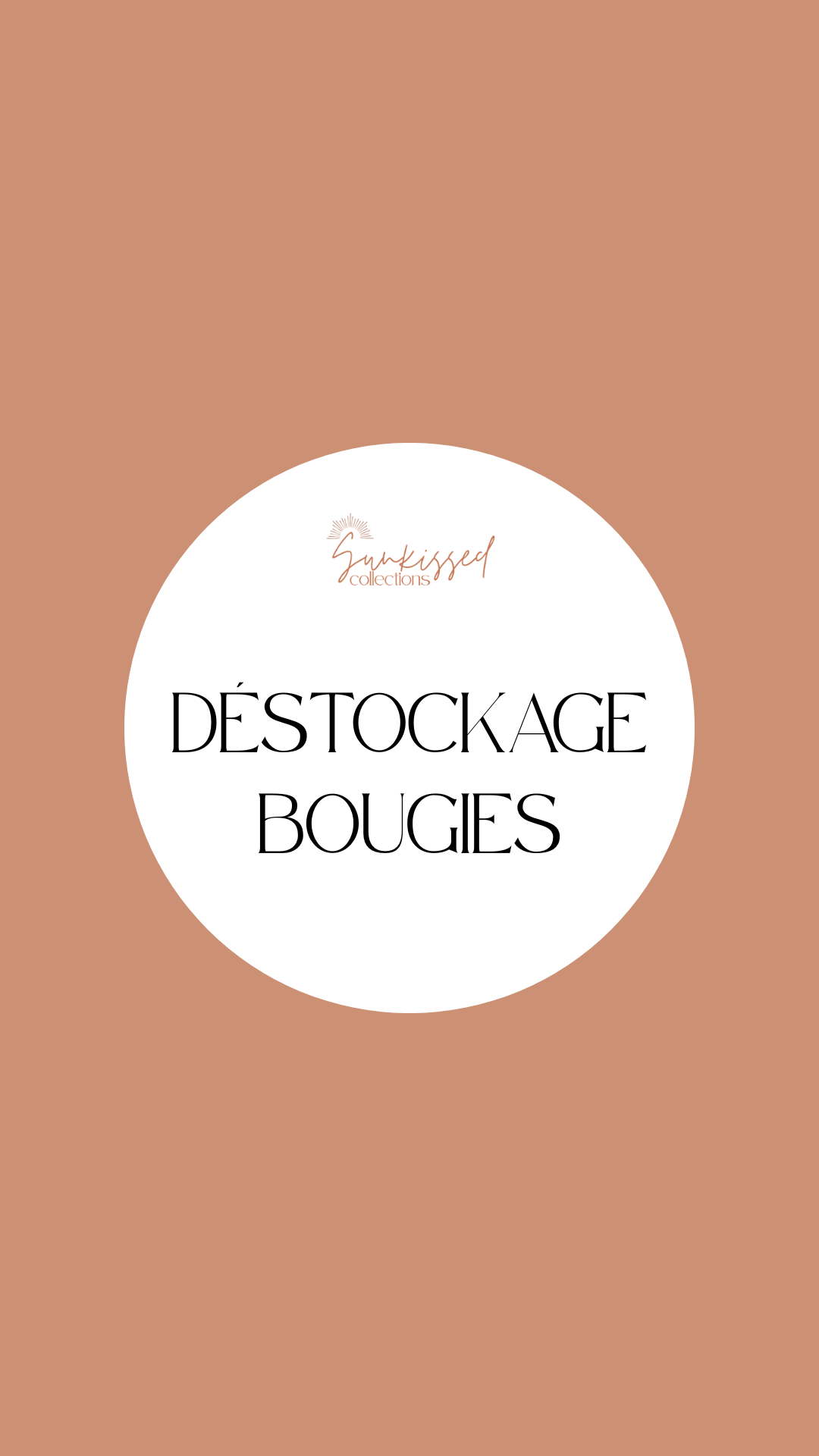 DESTOCKAGE - BOUGIES PARFUMÉES