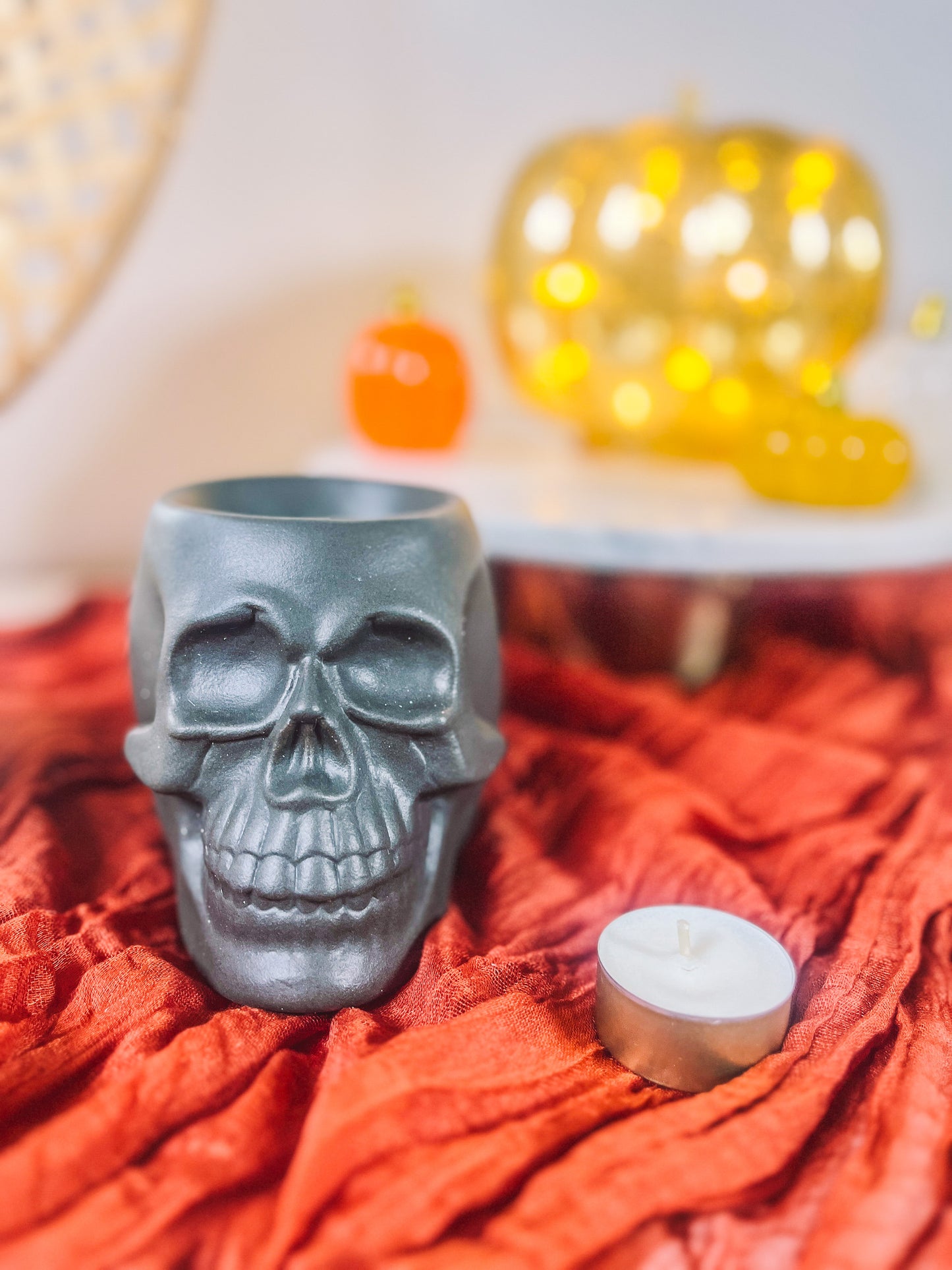 Brûleur d'Halloween - Skull (seul ou en coffret)