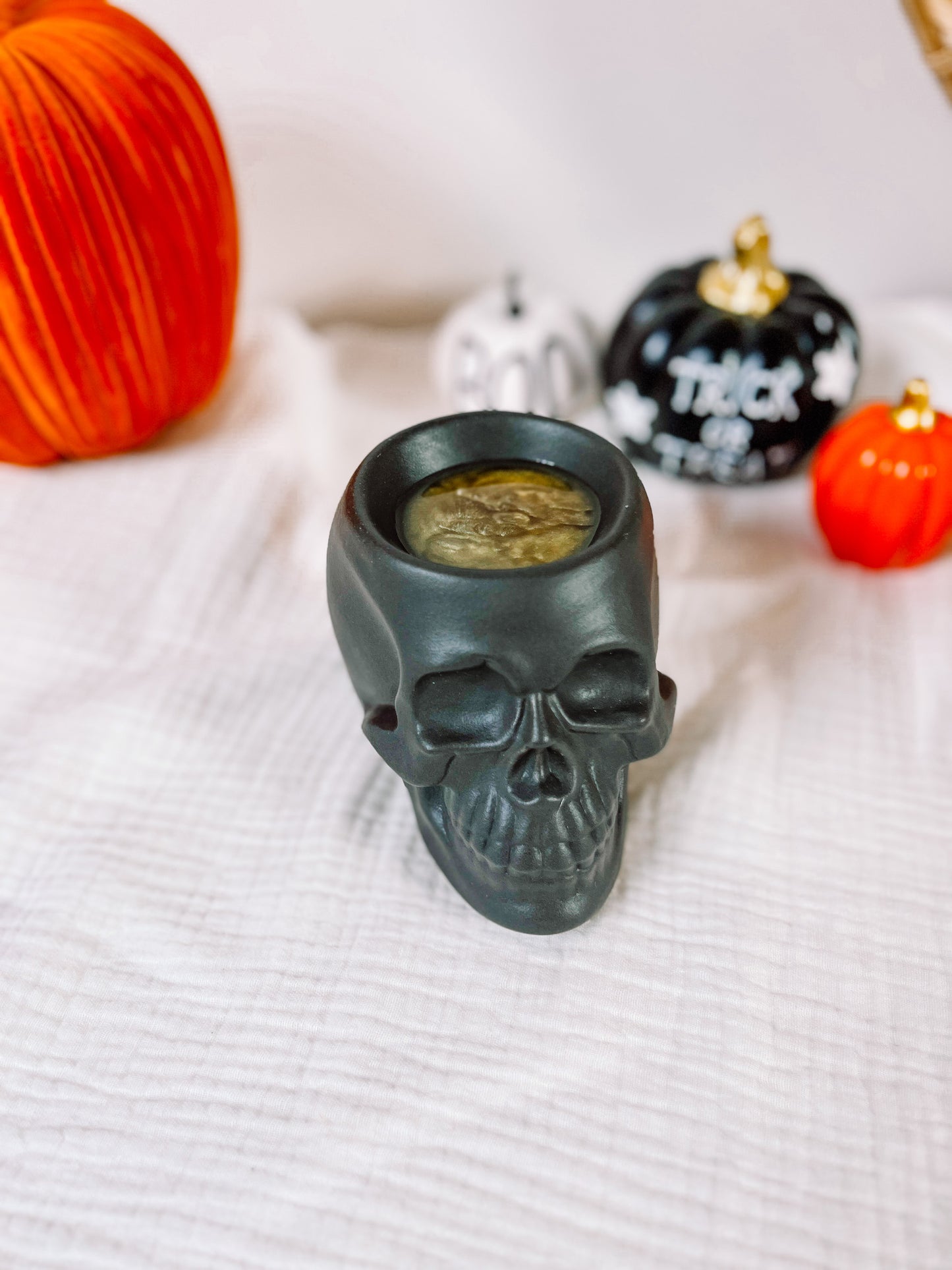 Brûleur d'Halloween - Skull (seul ou en coffret)