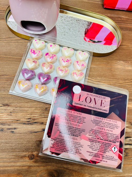 Coffret Fondants Parfumés - 50 nuances de LOVE