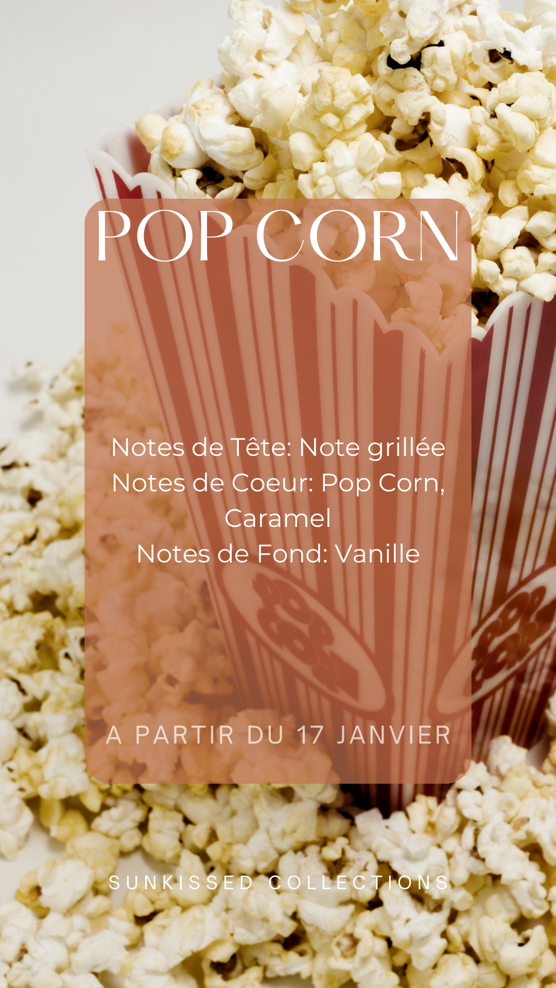 Fondant Parfumé - Pop Corn