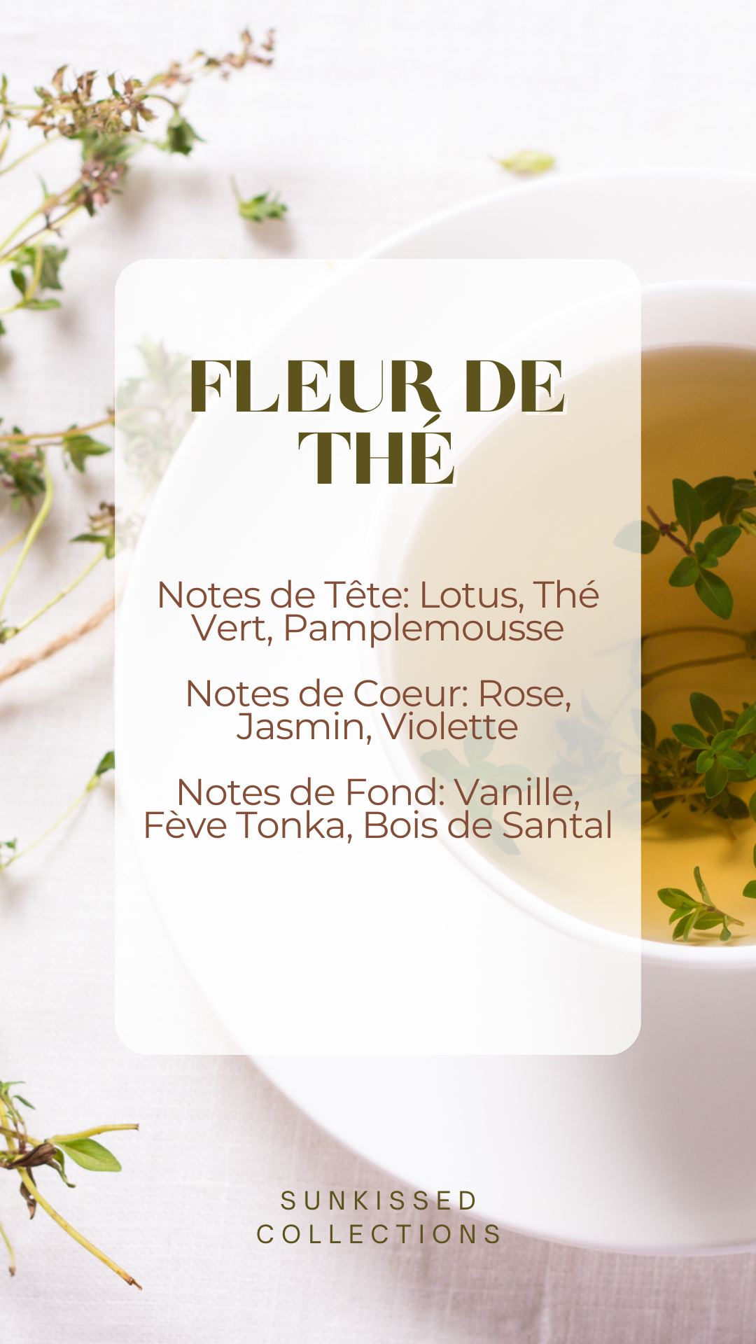 Fondant Parfumé - Fleur de Thé