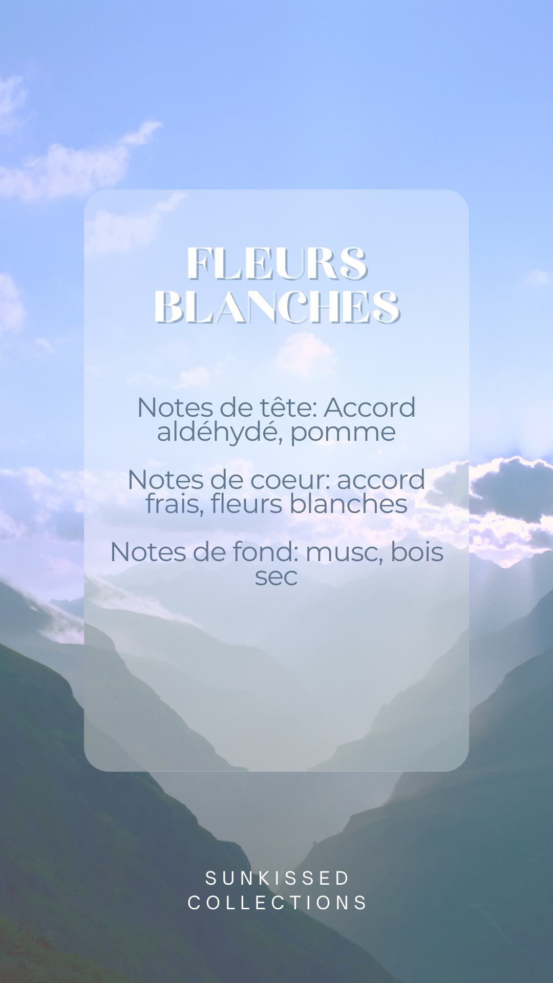 Fondant Parfumé - Fleurs Blanches