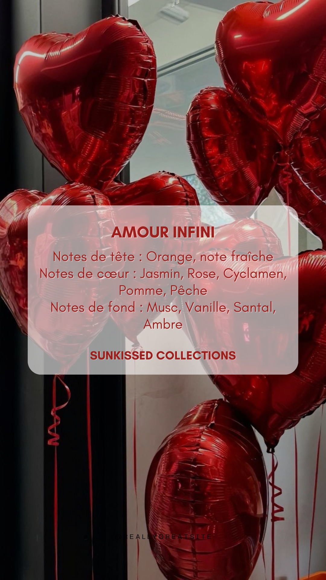 Bougie Parfumée - Amour Infini