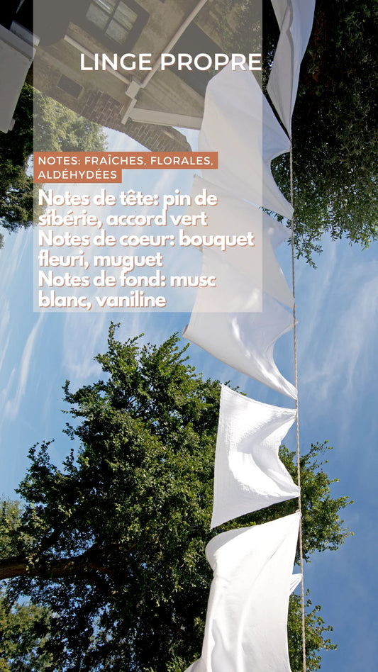 Bougie - Linge Propre