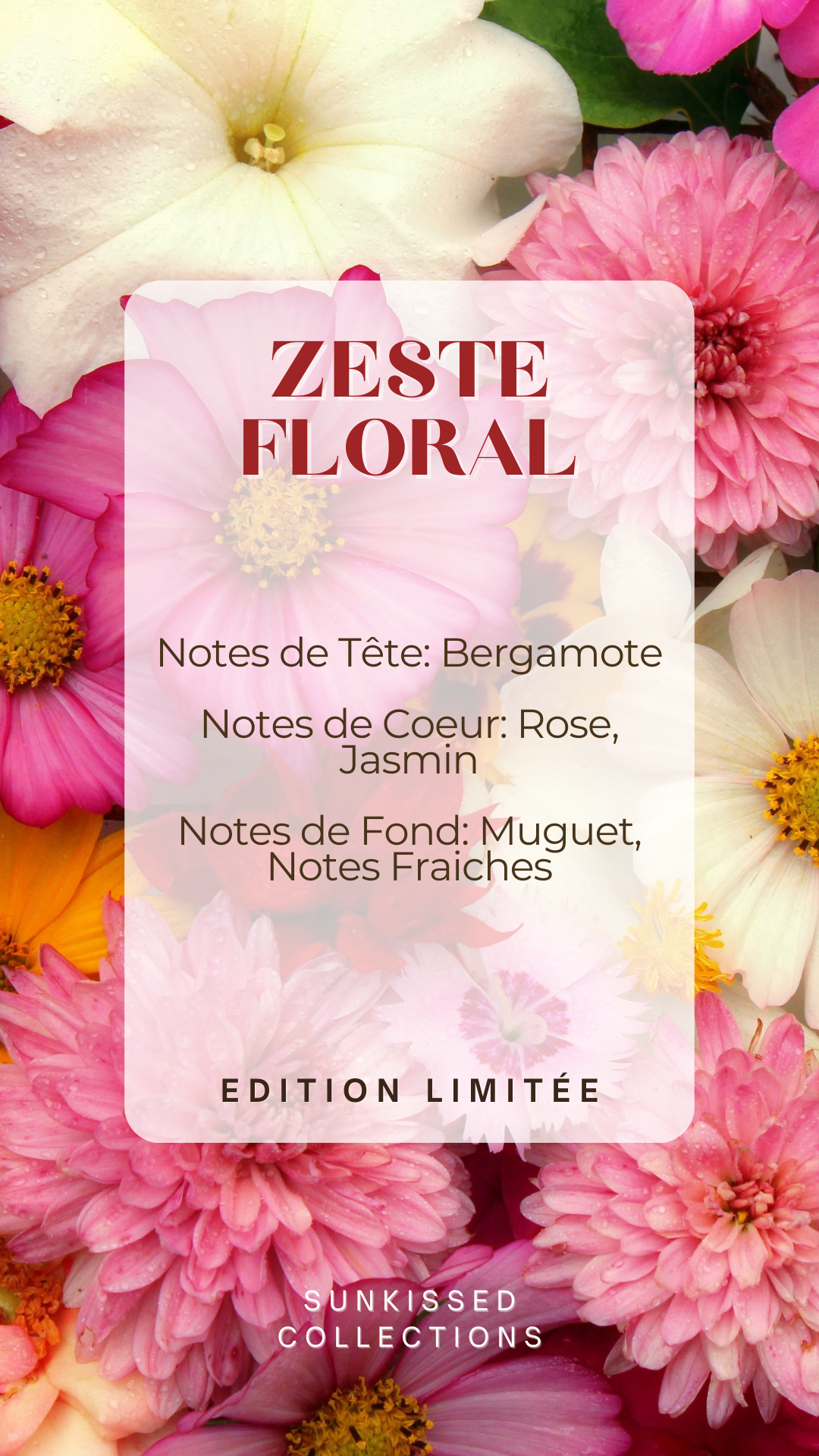 * Édition Limitée * Fondant Parfumé - ZESTE FLORAL