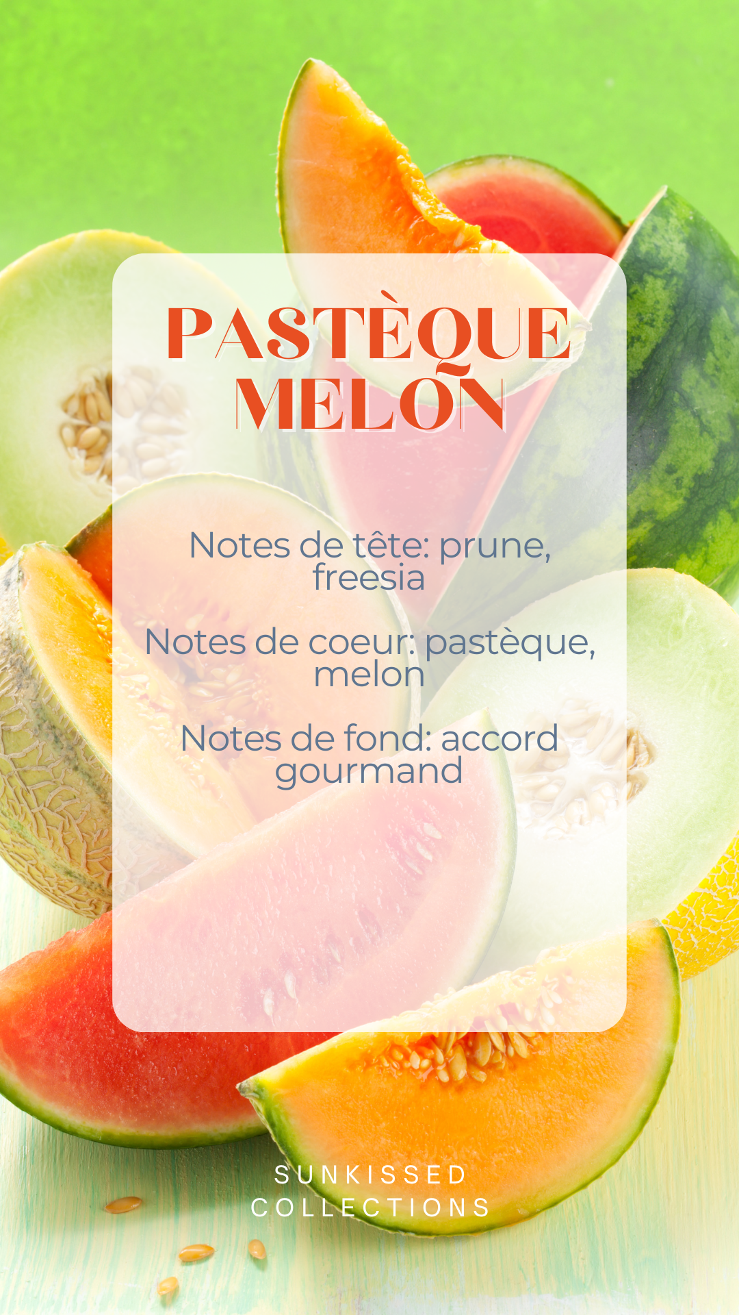 Fondant Parfumé - Pastèque Melon
