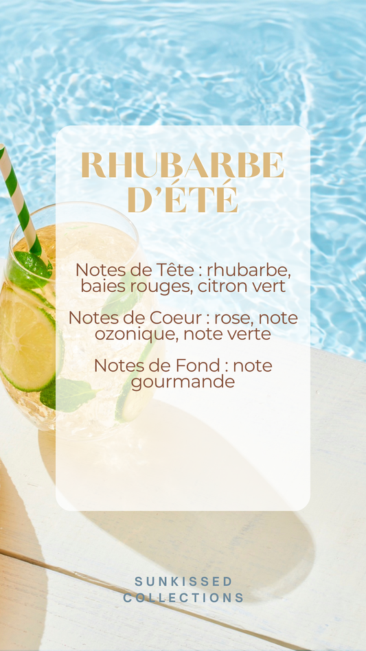 Fondant Parfumé - Rhubarbe d'Été