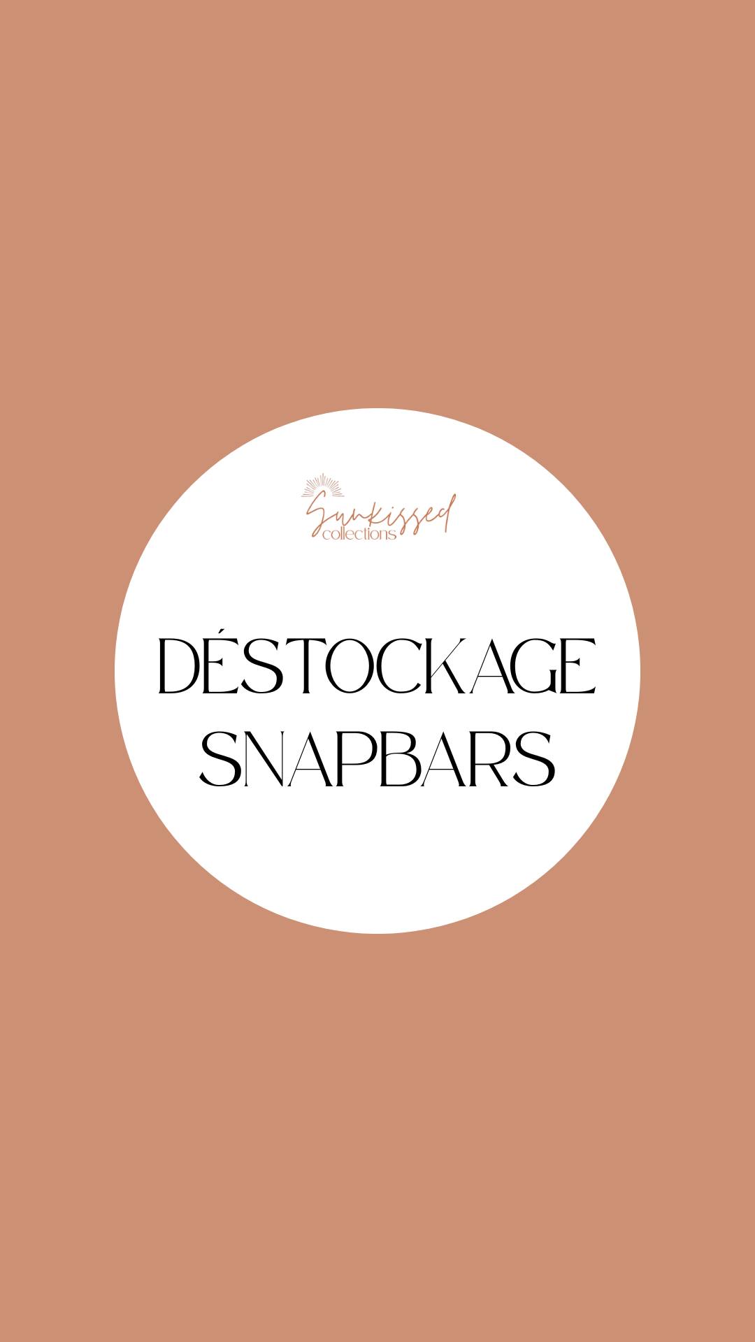 DESTOCKAGE - SNAPBARS