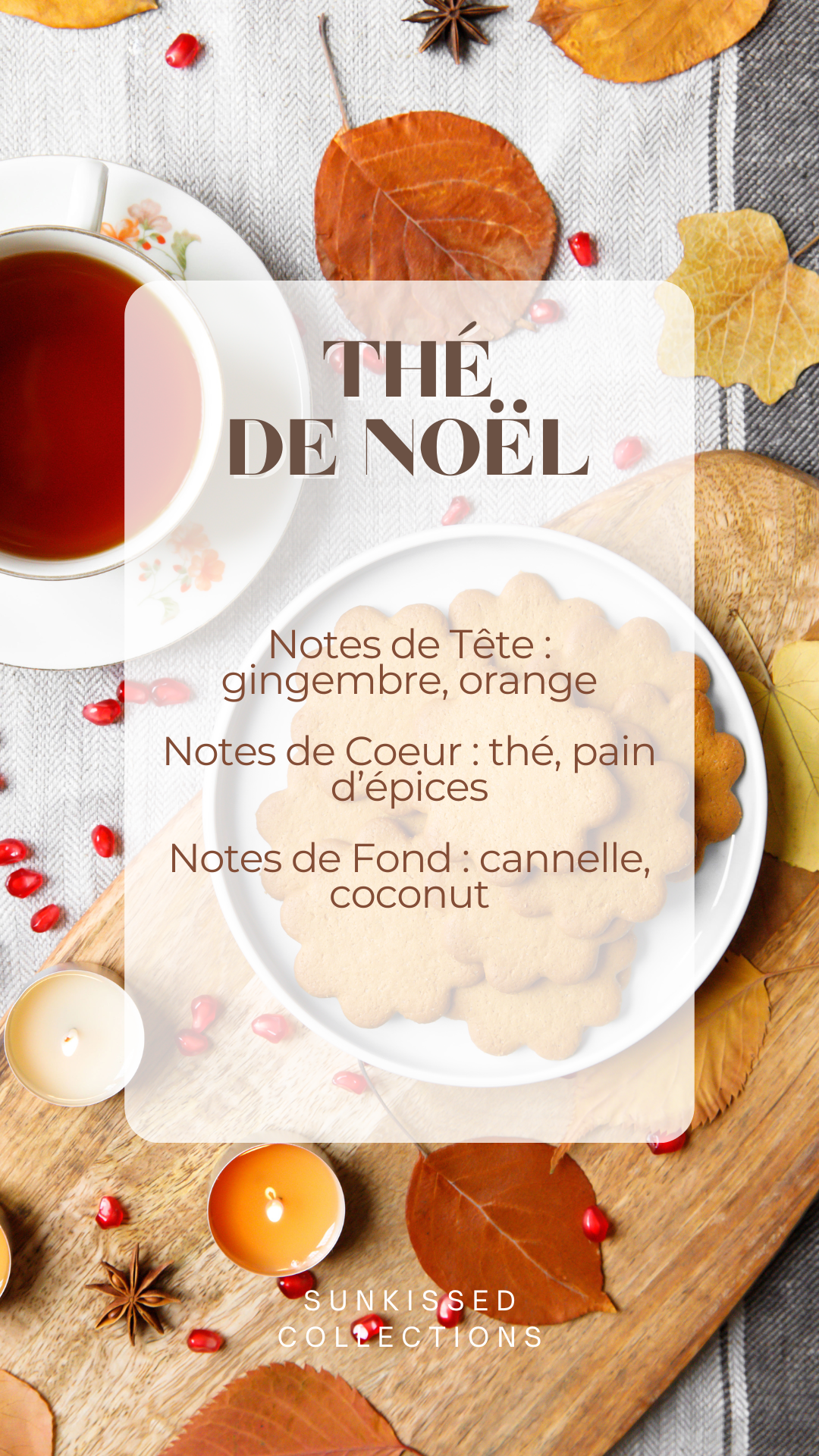 Fondant Parfumé - Thé de Noël