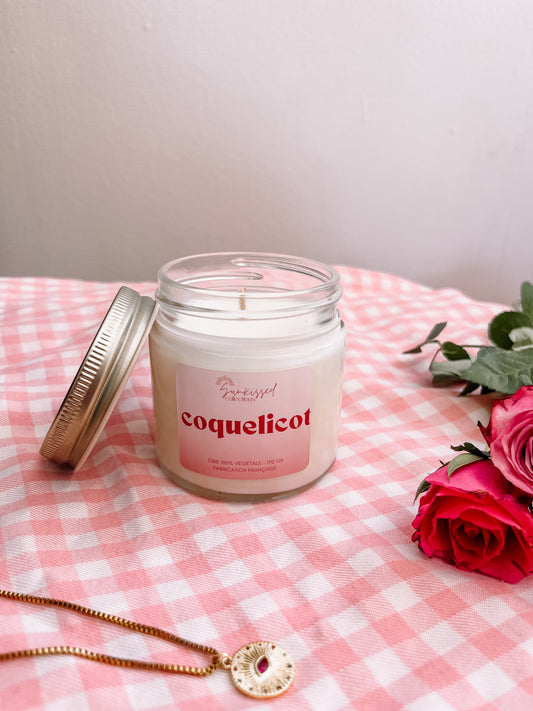 Bougie - Coquelicot
