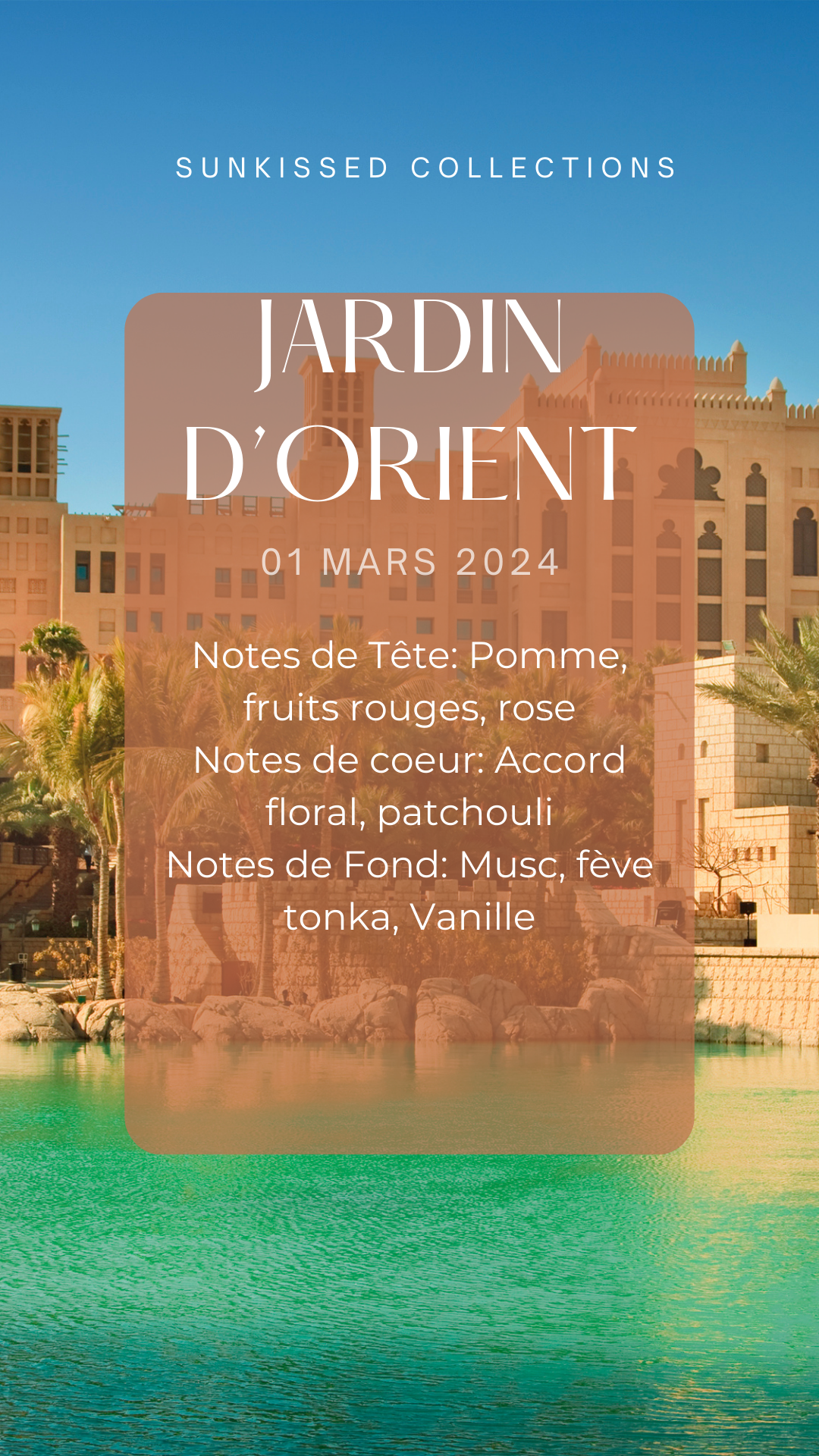 Fondant Parfumé - Jardin d'Orient