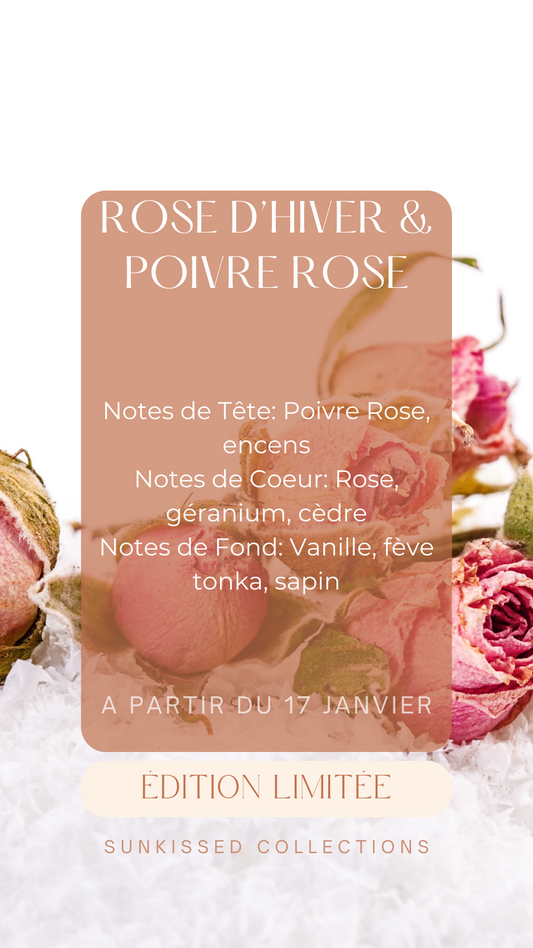 *Édition Limitée* Fondant Parfumé - Rose d'Hiver & Poivre Rose