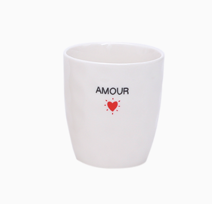 Gobelet Message Doré