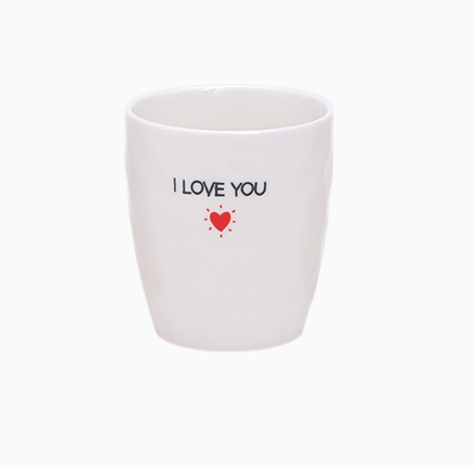 Gobelet Message Doré