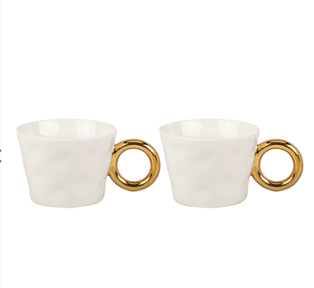 Maxi Tasse Blanche & Anse Dorée