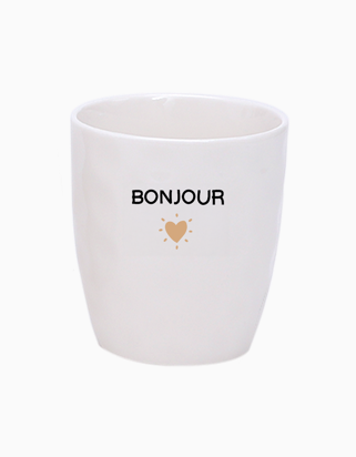 Gobelet Message Doré