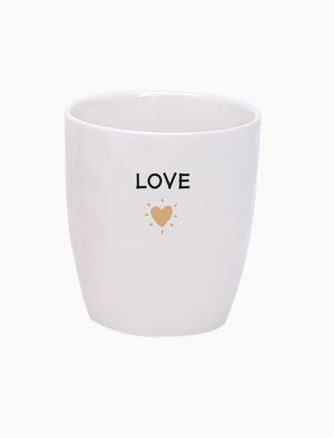 Gobelet Message Doré