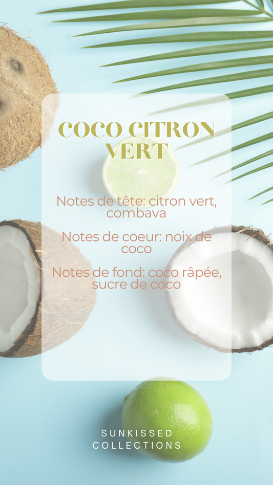 Fondant Parfumé - Coco Citron Vert