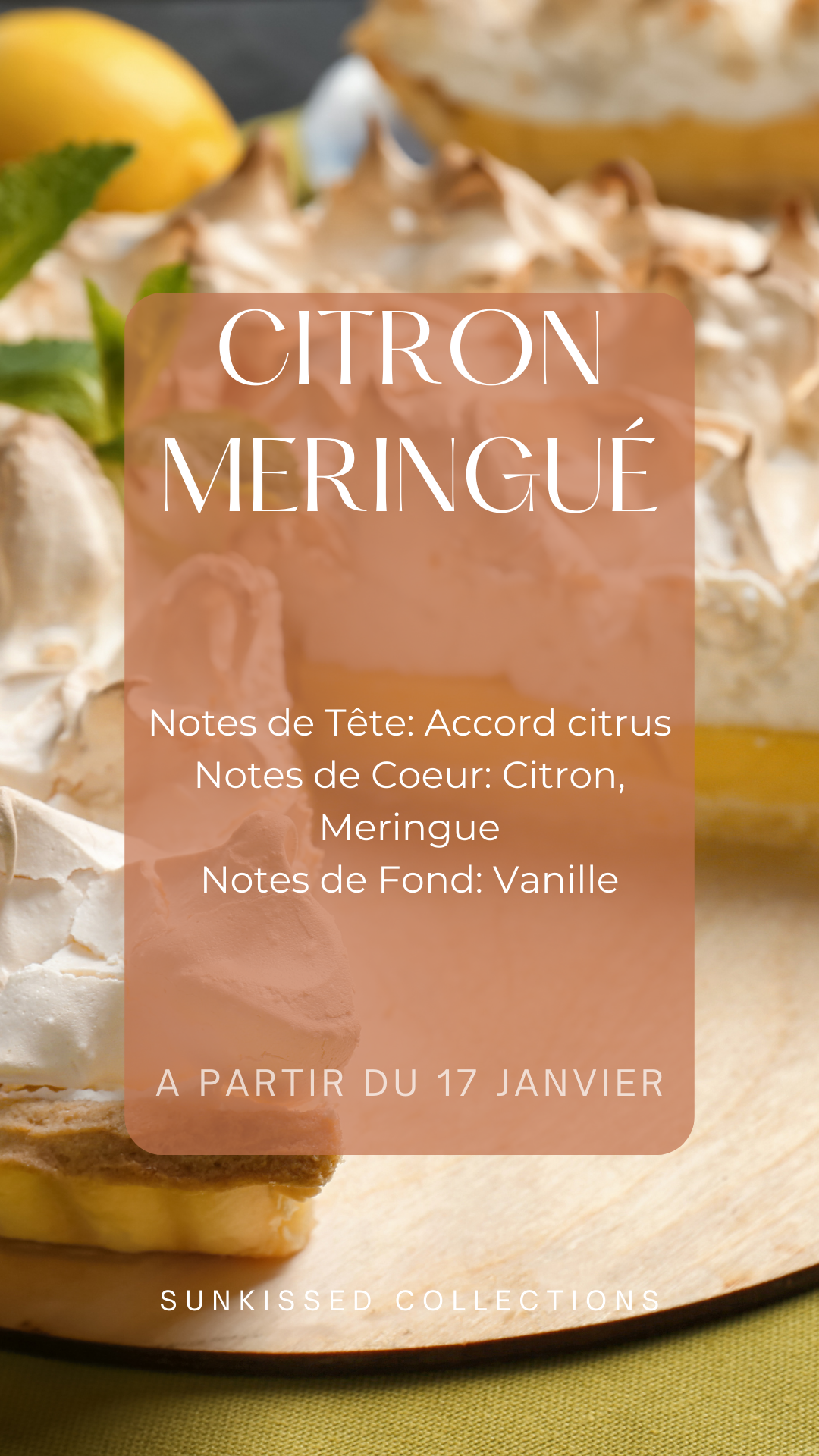 Fondant Parfumé - Citron Meringué
