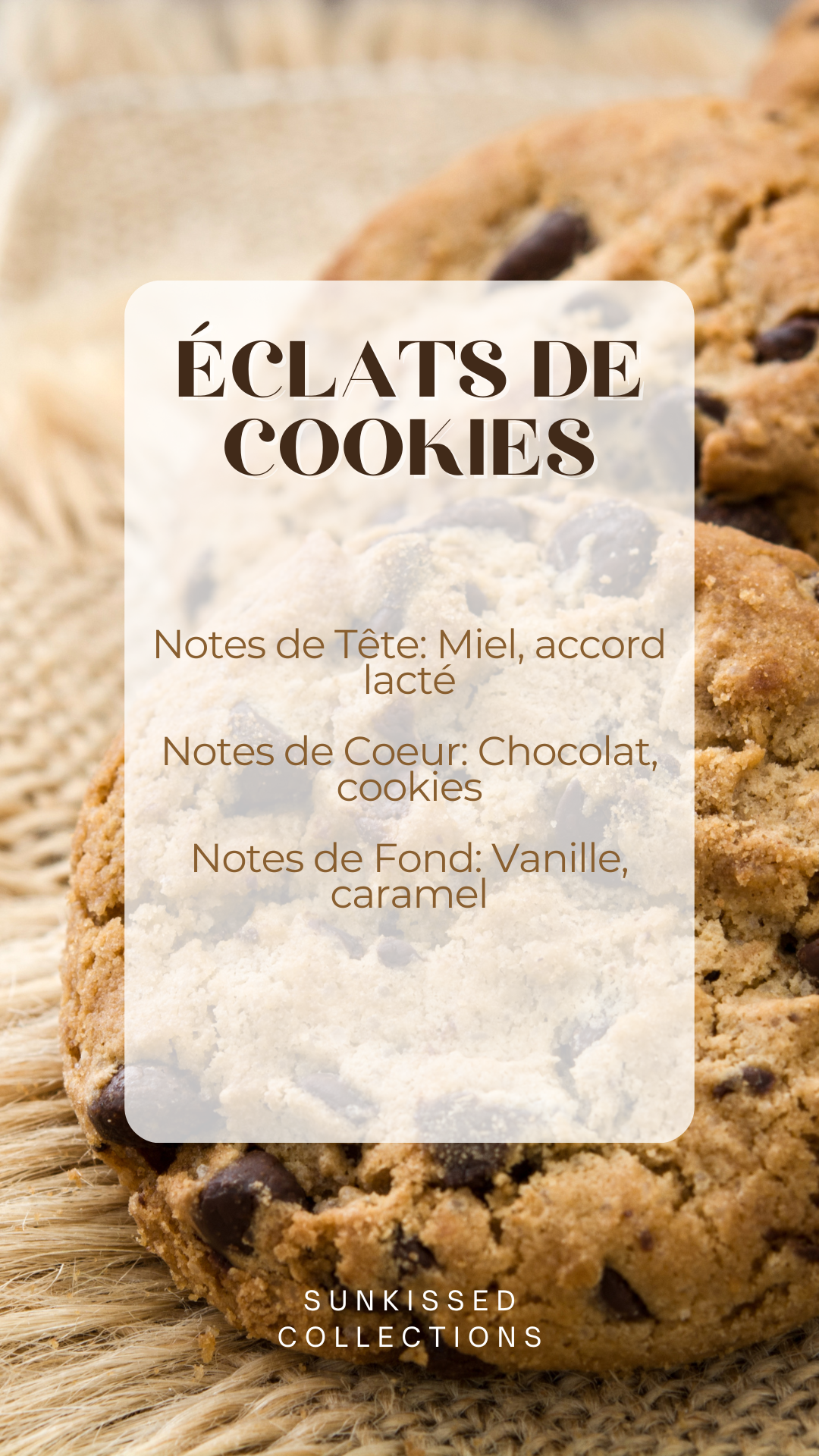 Fondant Parfumé - Éclats de Cookies