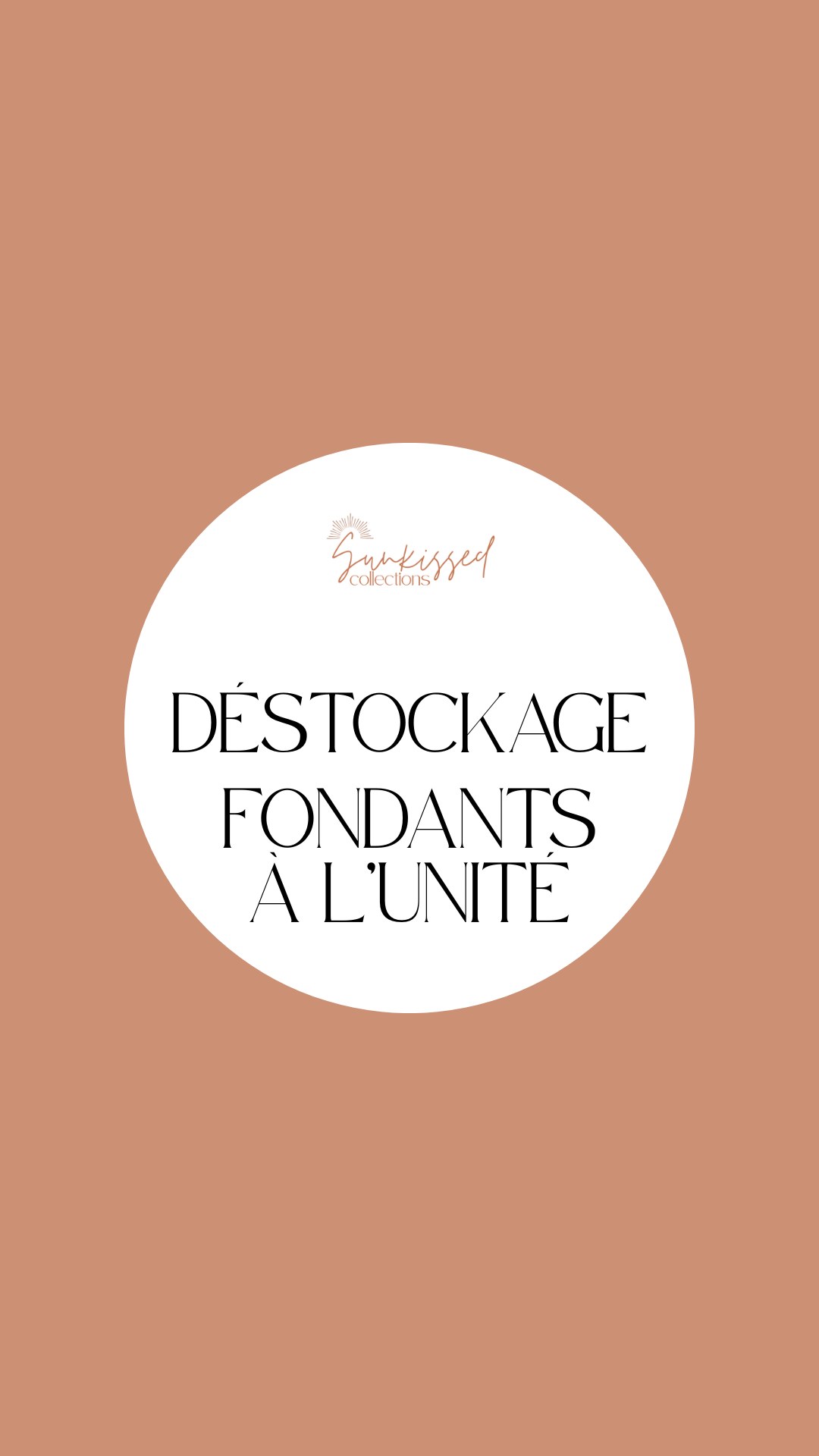 DESTOCKAGE - FONDANTS À L'UNITÉ
