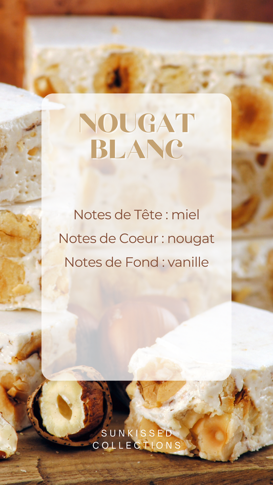 Bougie - Nougat Blanc