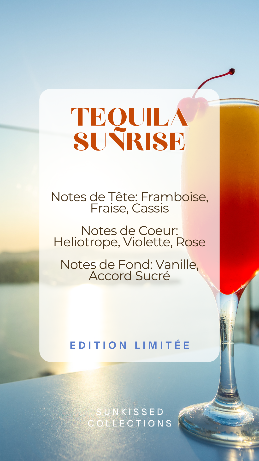 * Édition Limitée * Fondant Parfumé - TÉQUILA SUNRISE