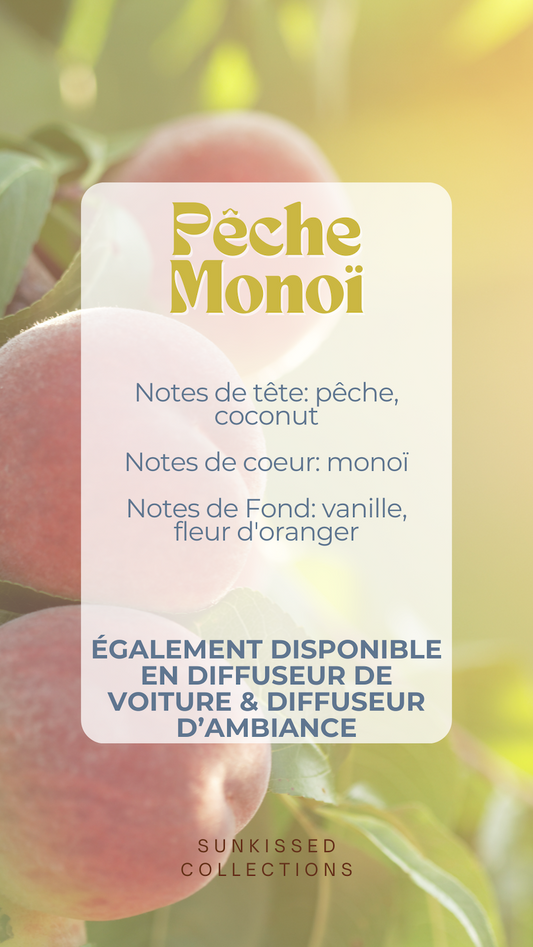 Diffuseur d'Ambiance - Édition Limitée: Pêche Monoï