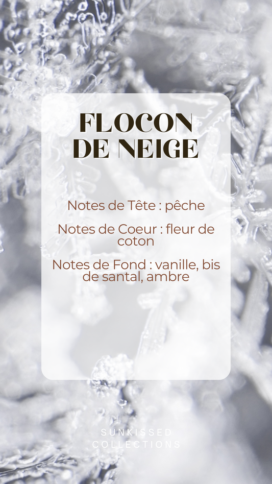 Fondant Parfumé - Flocon de Neige