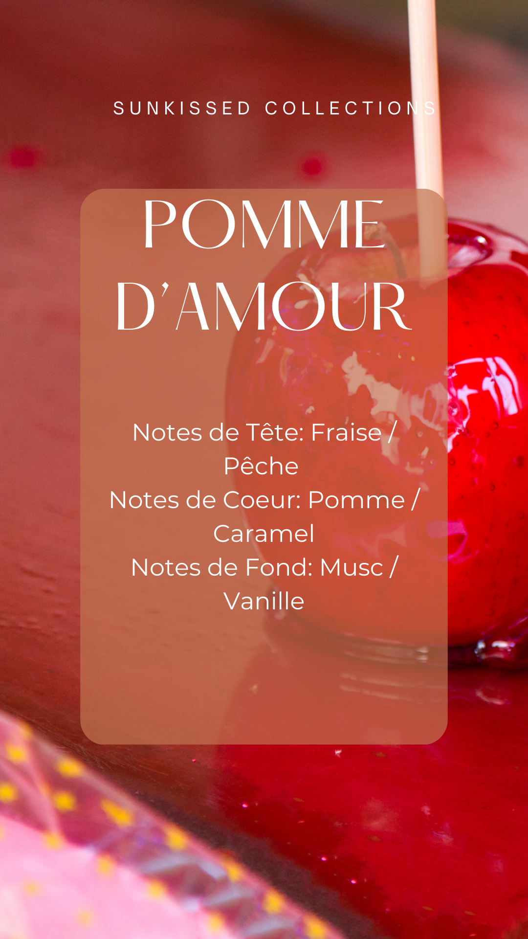 Fondant Parfumé - Pomme d'Amour