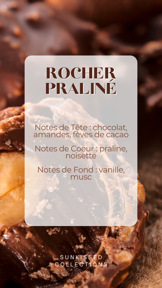 Bougie - Rocher Praliné