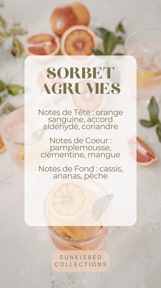 Fondant Parfumé - Sorbet Agrumes * Édition Limitée